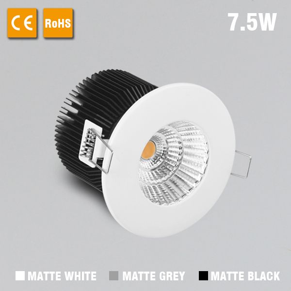 10w Ip44  Energy Saving Led Round Recessed Downlight