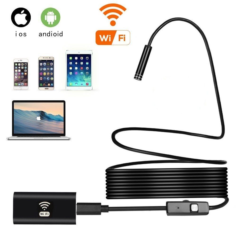 Wireless Waterproof Endoscope Inspection Camera for Iphone IOS/Android/Smartphone/PC