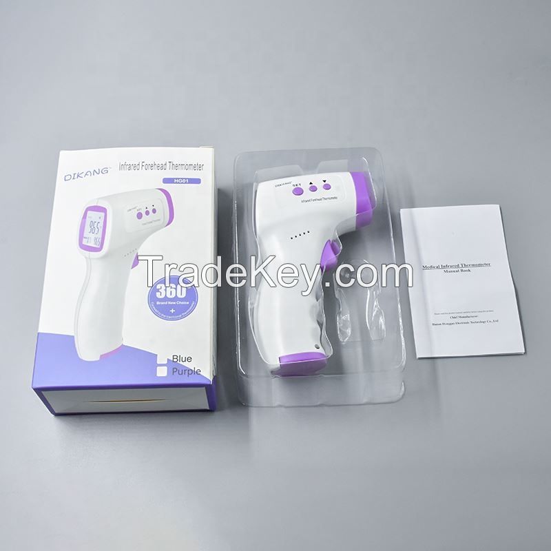 Infrared body CE FDA baby adult gun medical non contact fever forehead temperature infrared thermometer