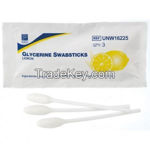 Blackcurrant Blood testing  and Glycerine Mouth Swab Sticks x 75