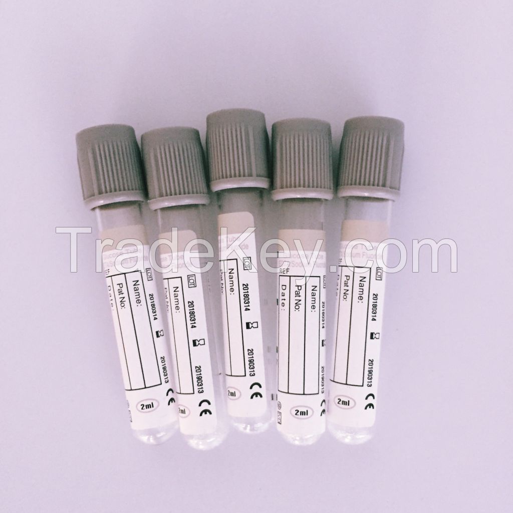 Medical Disposable K2 K3 EDTA lass disposable Sodium test coagulation pt vacuum blood collection tubes