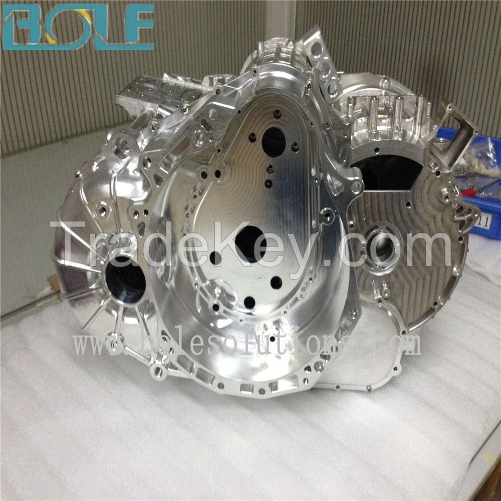 high precision 5-axis DMG cnc machining custom aluminum gearbox parts