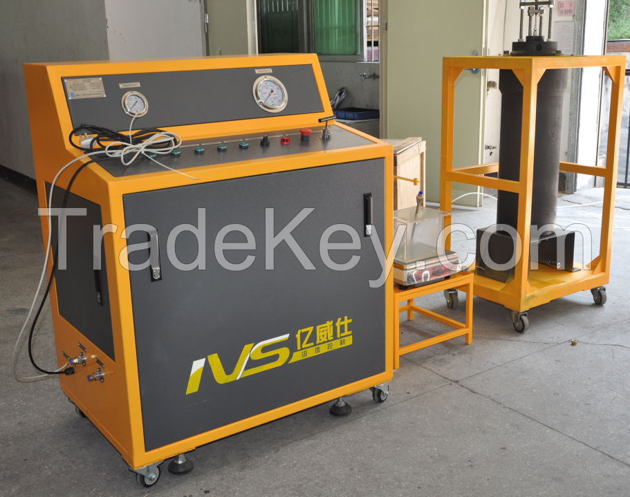 IVS China Manufacturer Hydraulic Test Bench for Vessels/Gas Cylinders/Hose/Pipe/Tubing Testing System Equipment
