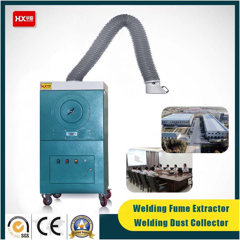 Mobile Welding Fume Extractor Dust Collector With Exhaust Arm