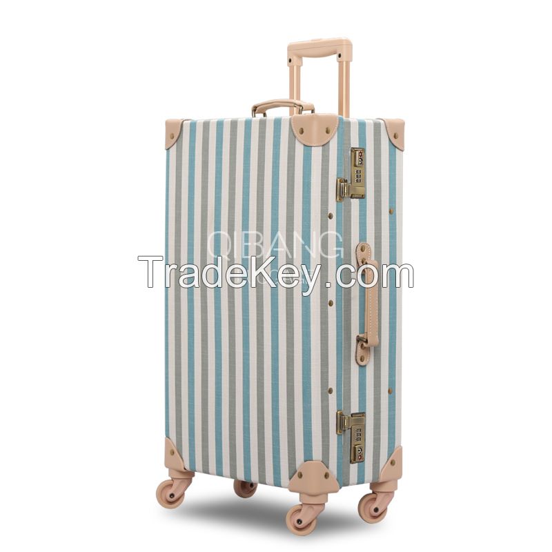 20" 24" 26" Inch 2PCS/SET Fresh Oxford Travel Trolley Luggage Scratch Resistant Rolling Luggage Bags