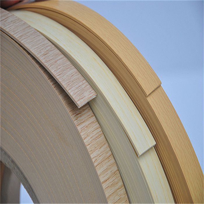 4mm Embossed Linyi PVC Edge Banding for Furniture Decoration