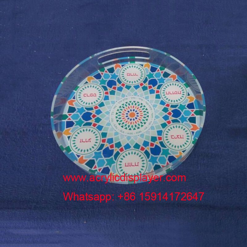 Round Acrylic Tray