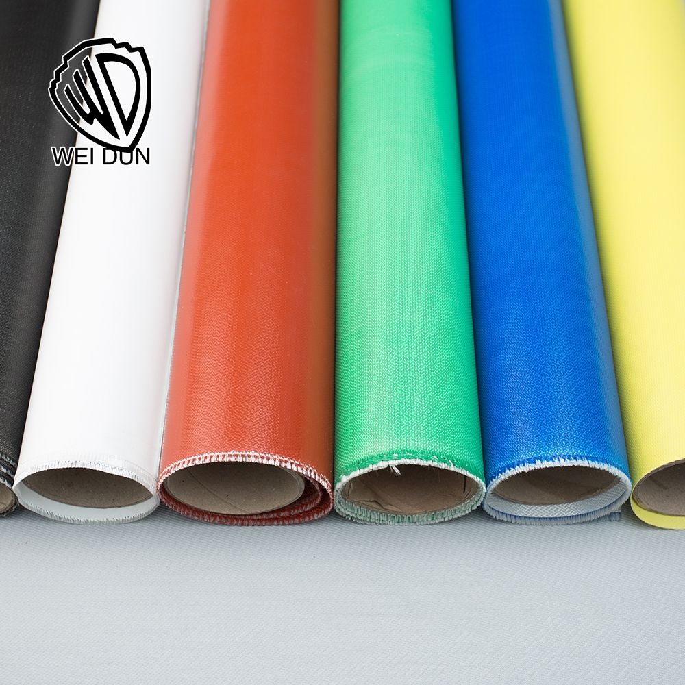 Silicone coated fiberglass fabric