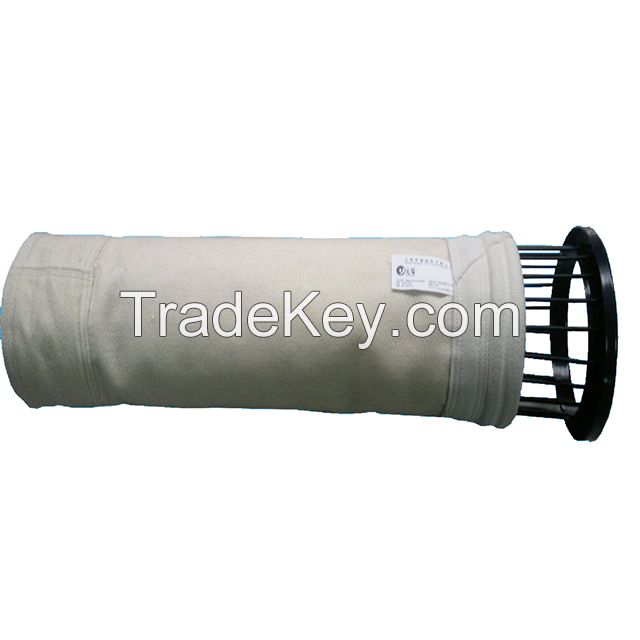 Baghouse Aramid Filter Bag/Nomex Filter Bag with PTFE Membrane for Steel Plant Cement Plant