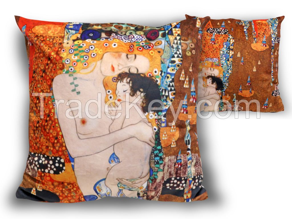 Pillow With Filling/Zipper- G.Klimt - Maternity