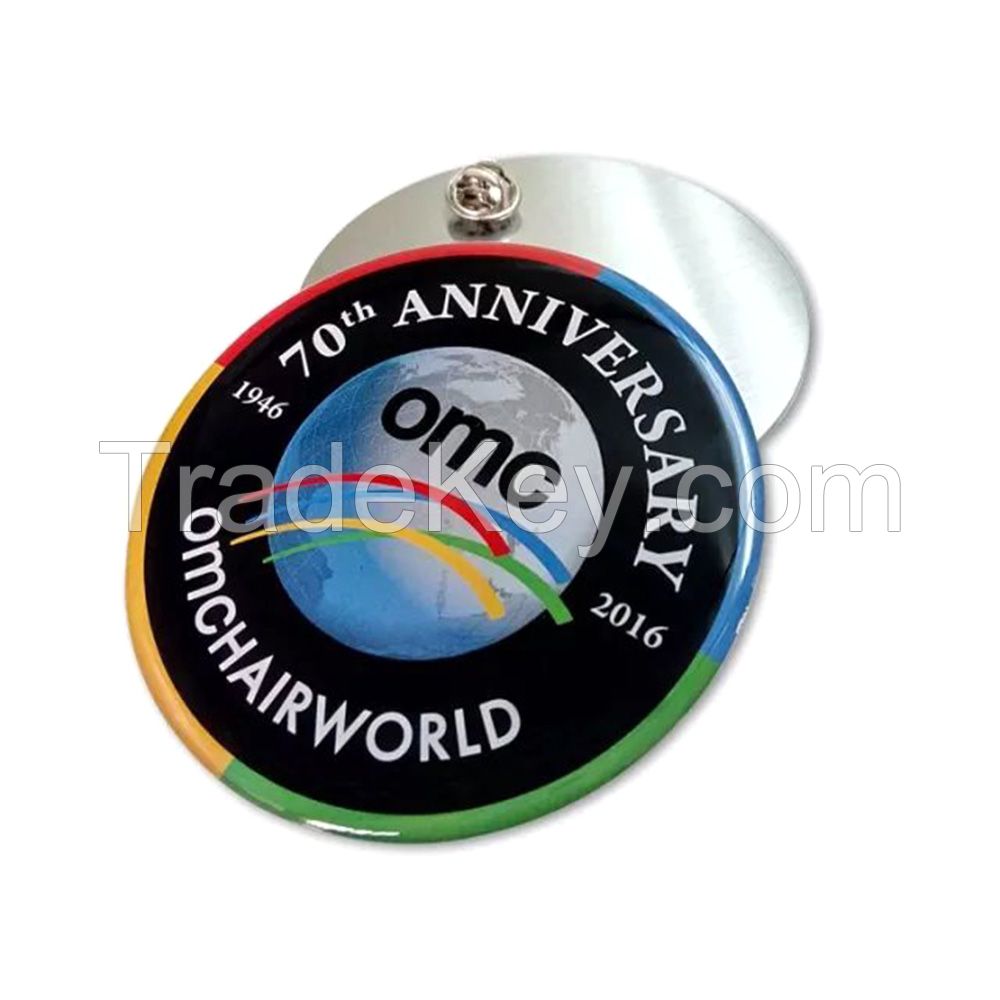 Customized Metal Printing Epoxy Lapel Pin for Promotional Gift