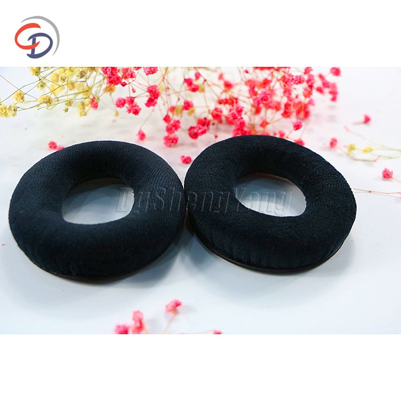 Custom wholesale leather Replacement headphone pad cushions for QC15 black