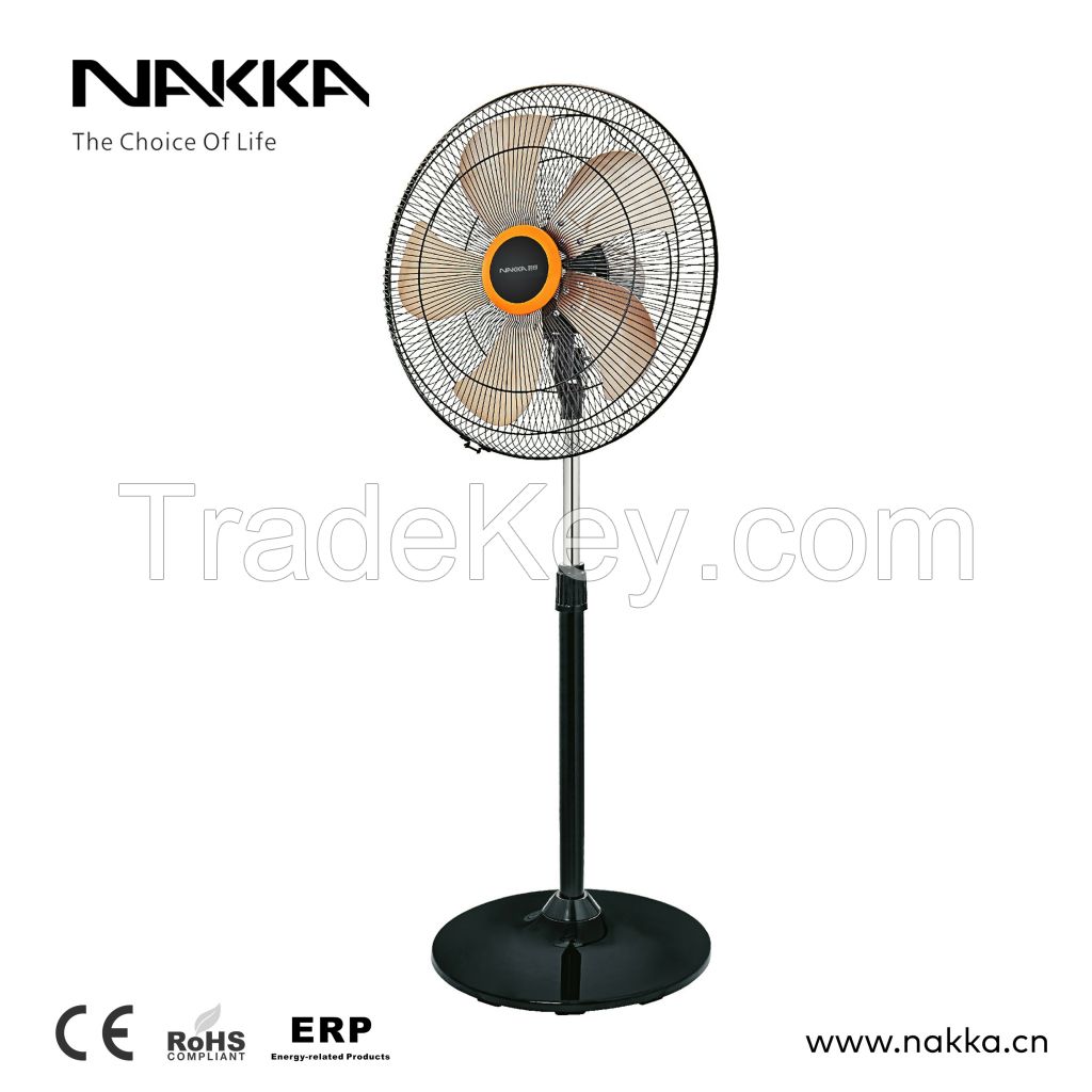 NAKKA 18 inch 450mm DC stand fan pedestal fan 5 blade aluminum design