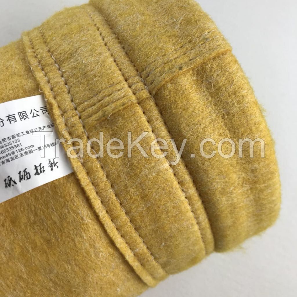 Yuanchen factory supply high temperature resisitane polyamide P84 filter bag