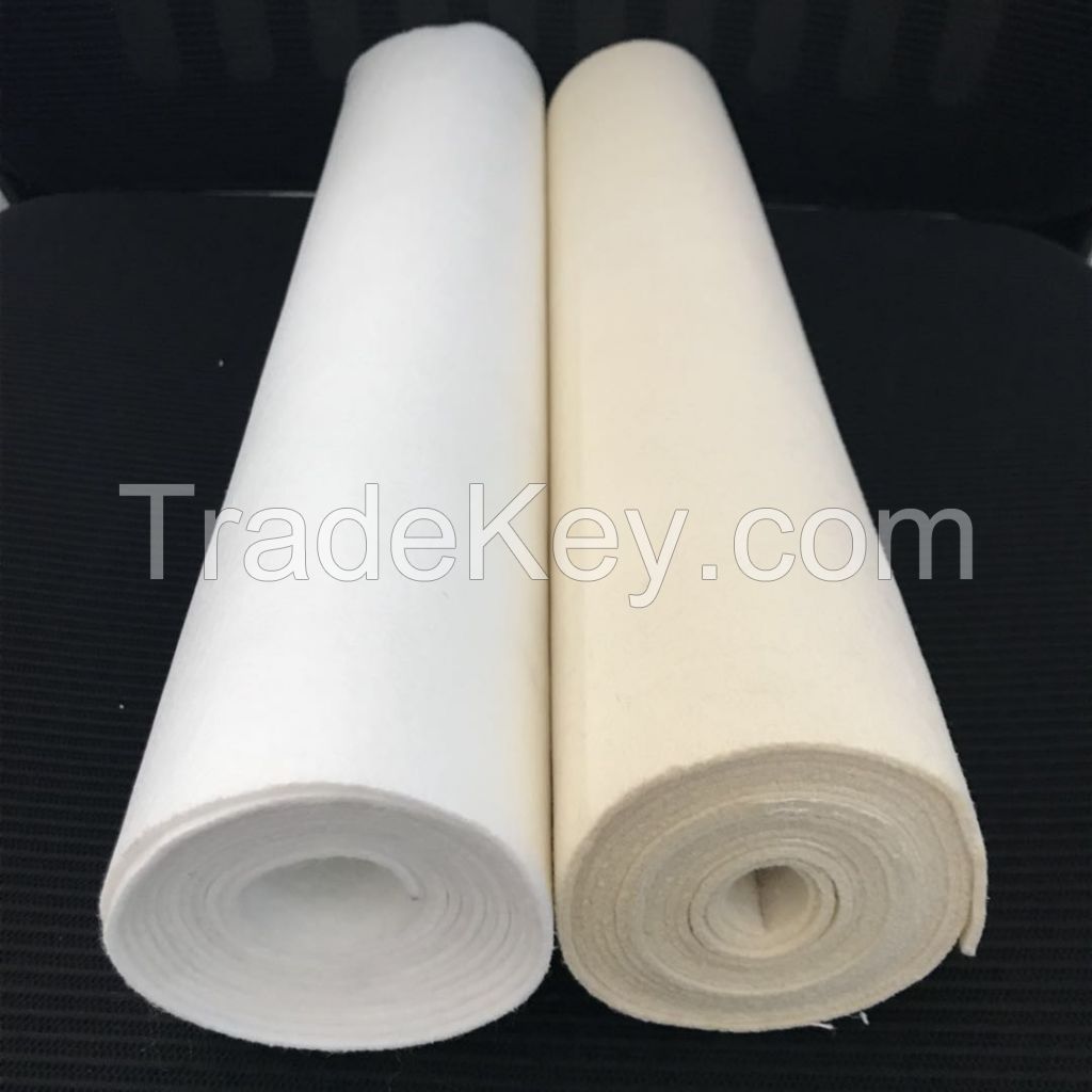 Yuanchen Factory Supply White Dust Collector Use Polyester Filter Bag