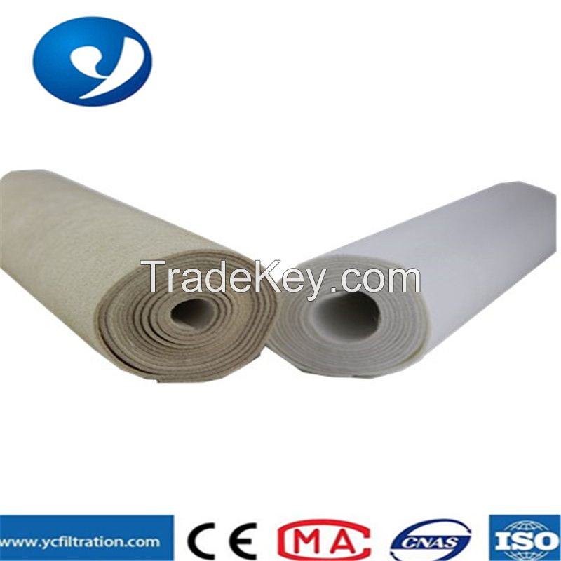 Yuanchen manufacturer high temperature 130 to 150 degree resisitane polyester filter felt