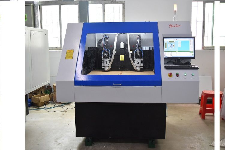 pcb drilling and routing machine/ on Sale 2 Head pcb Making Machine CNC Router and Driller For Acrylic/pcb router machinery