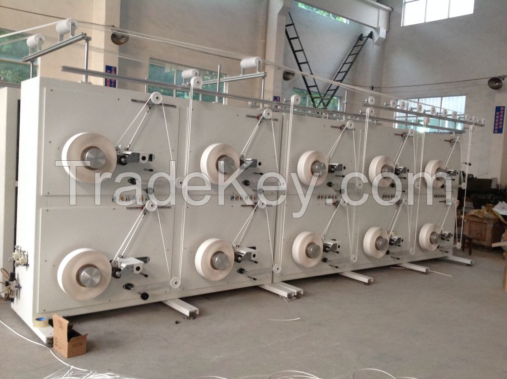 Paper tape rewinding machine 