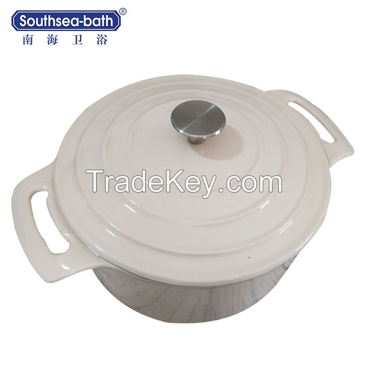 Enamel Cast Iron Soup Pot