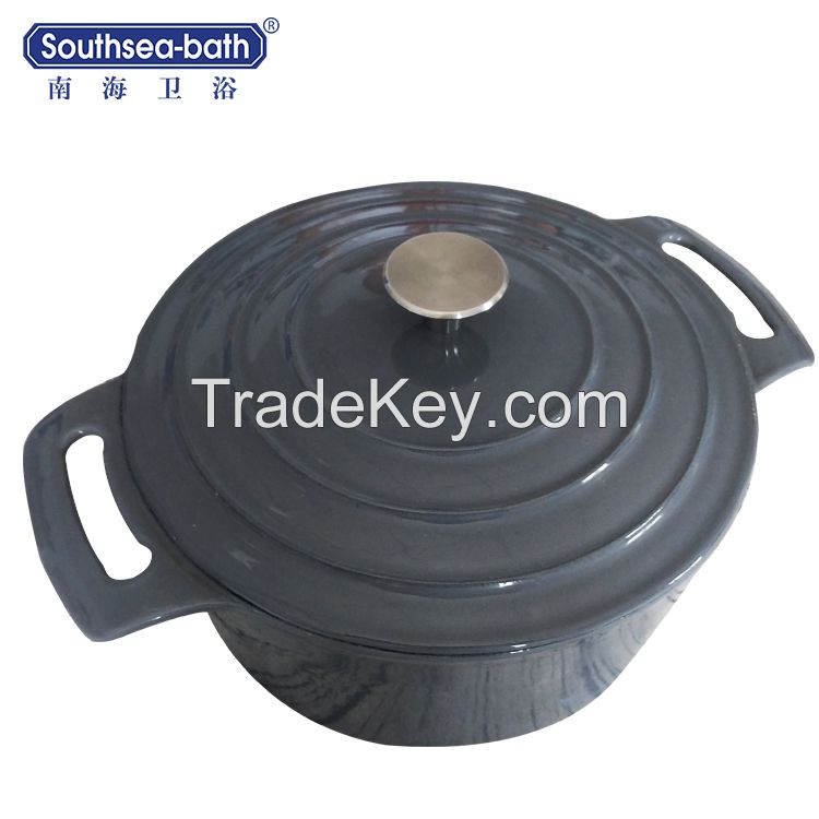 Enamel Cast Iron Soup Pot