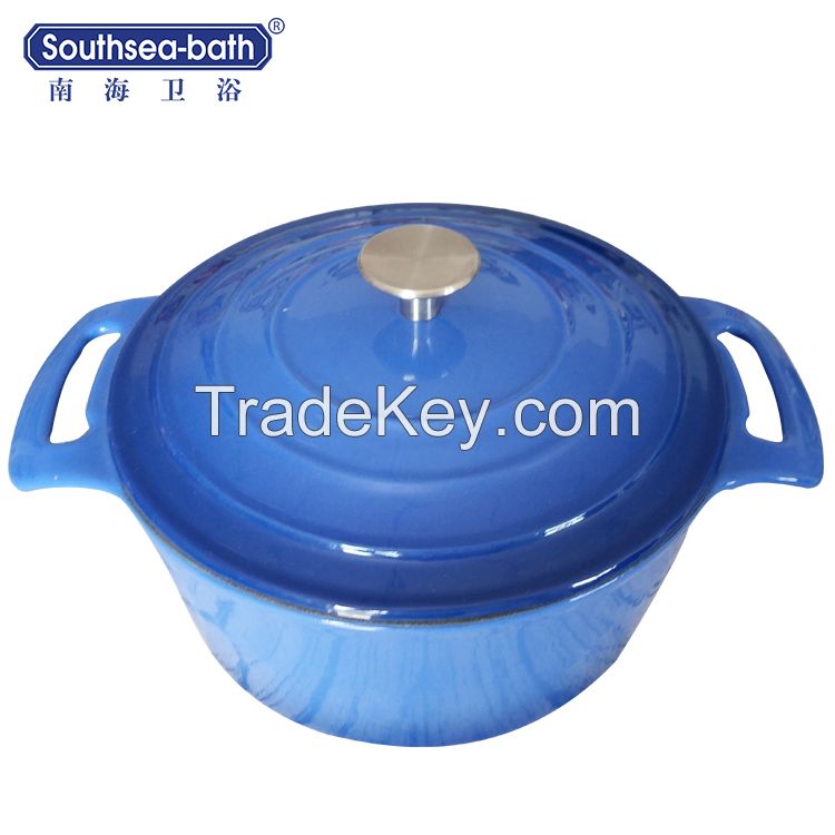 Enamel Cast Iron Soup Pot