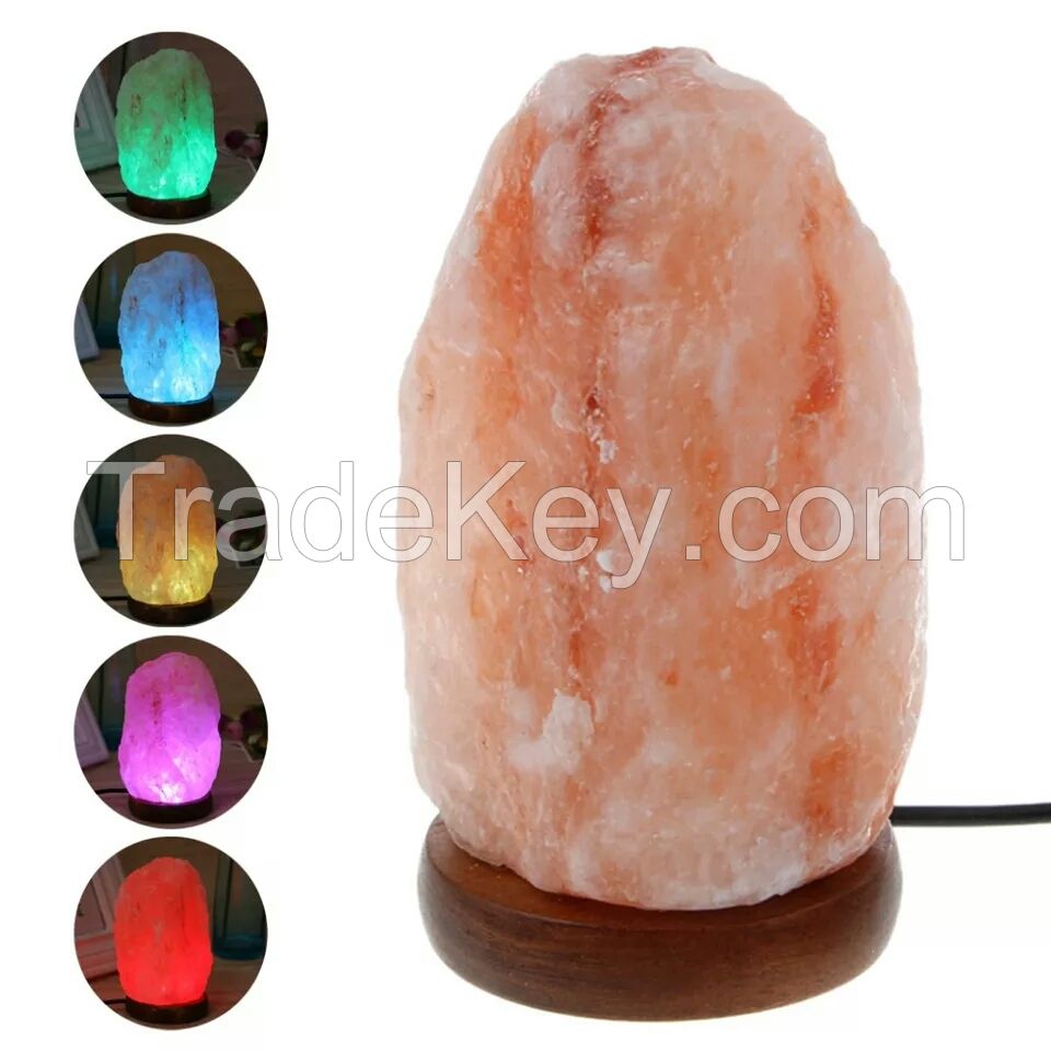 Rock salt lamps