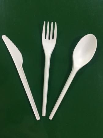 Disposable Biodegradable Compostable CPLA Cutlery/Flatware