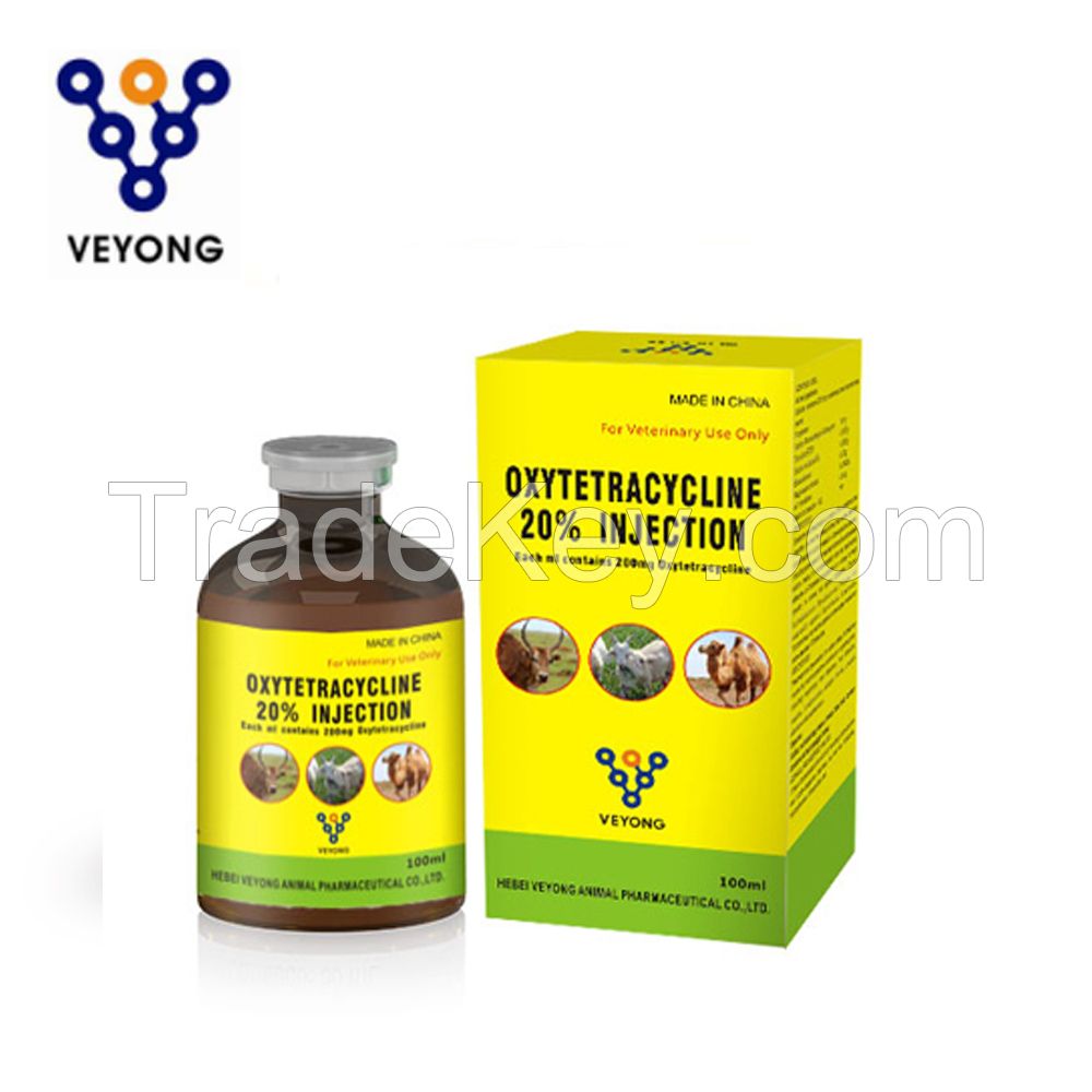 Oxytetracycline 20% injection L.A for animal use