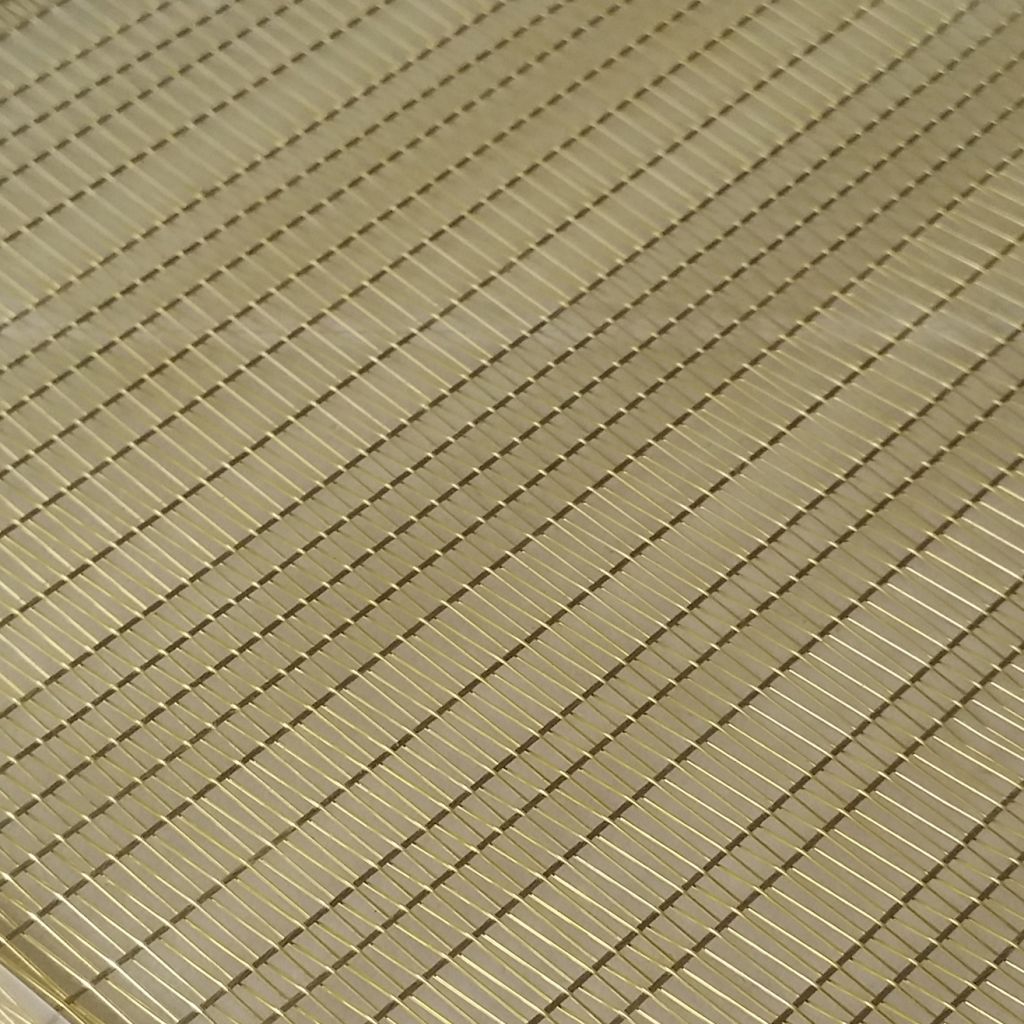 Shuolong  wire mesh gold wire mesh for glass laminated
