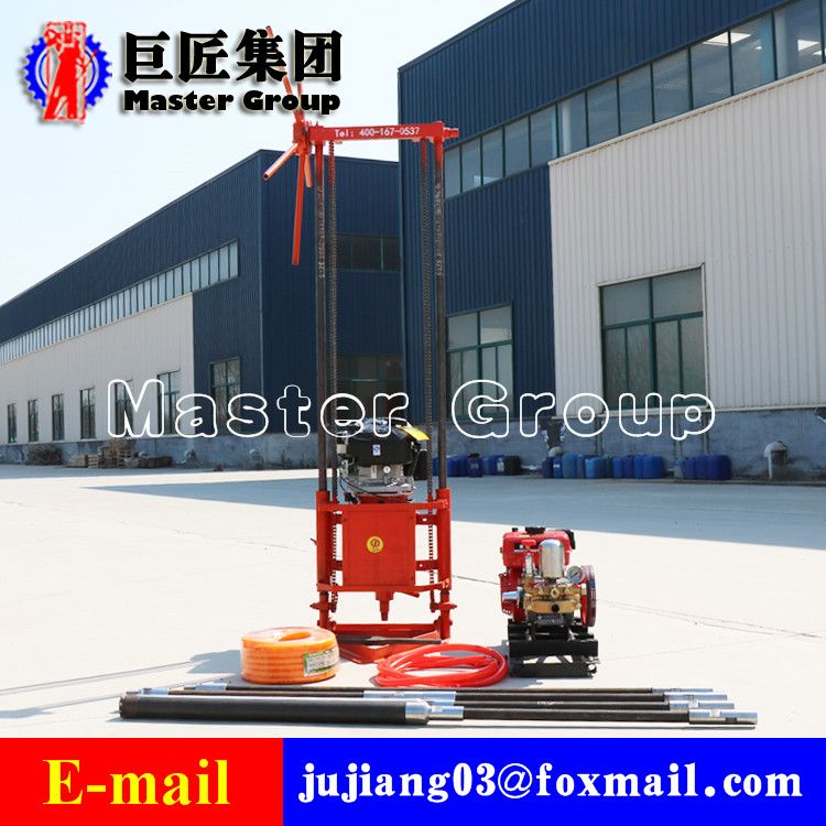 QZ-2B Gasoline engine water well drill rig machine core drilling rig machine for geological exploration