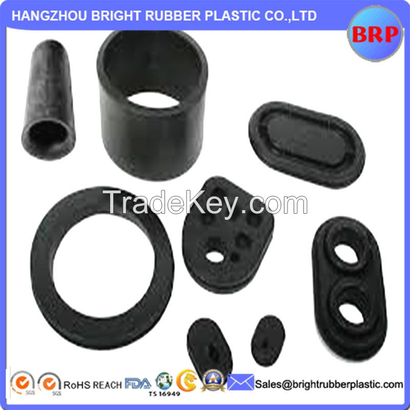 China Customized Black Rubber Part For Chemical Use