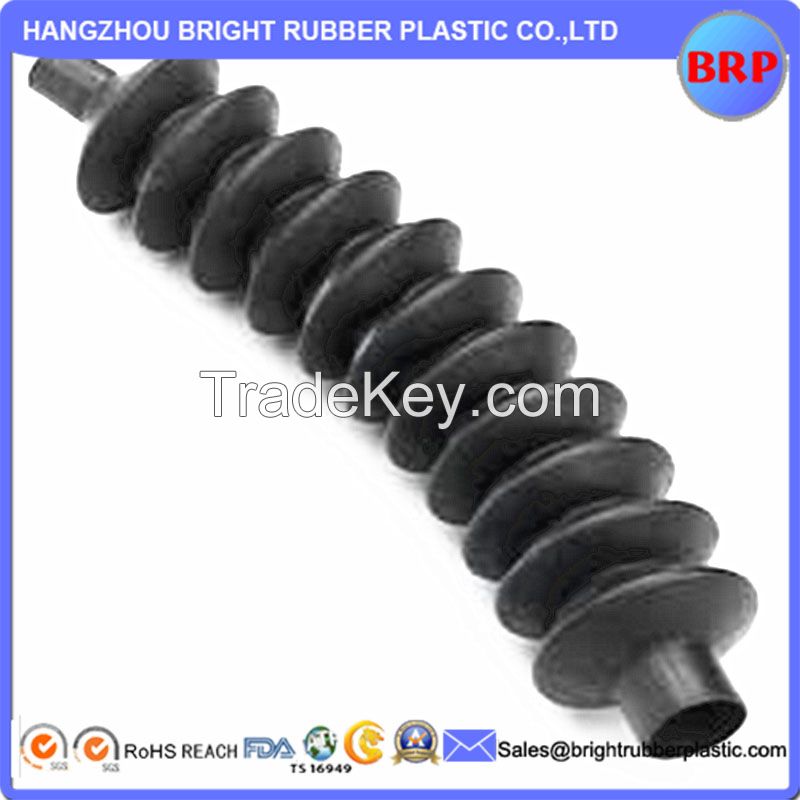Chinese Manufacture High Precision Black Rubber Bellow For Auto Use