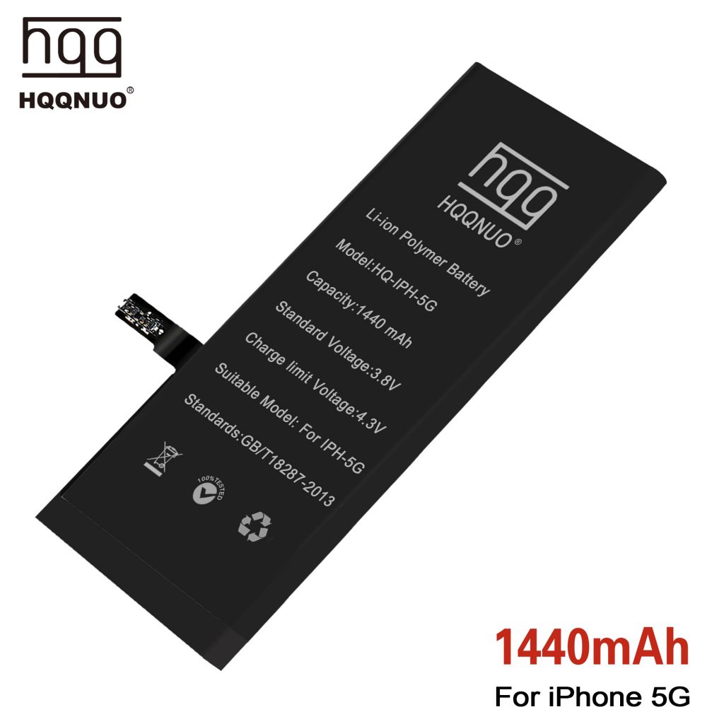 1440mAh 3.8V li-ion polymer phone battery for iphone battery 5