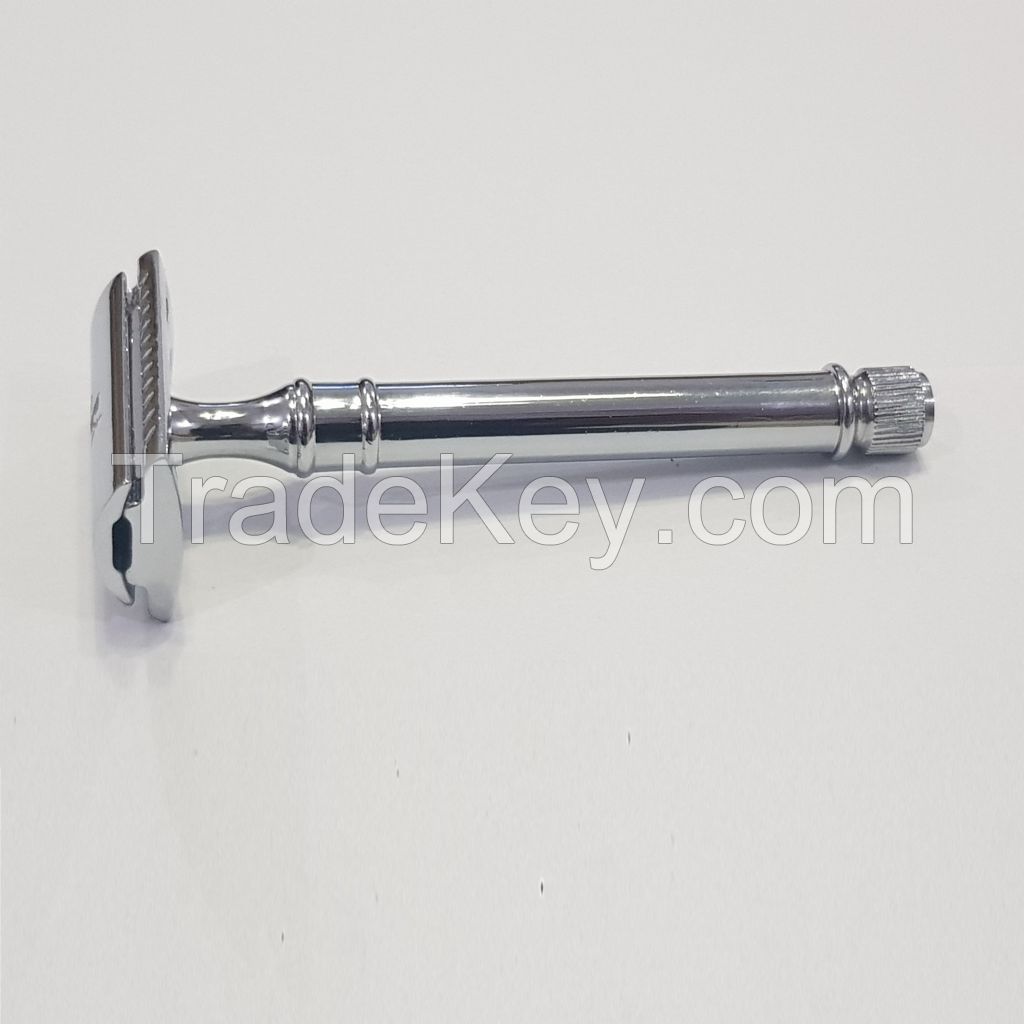 Sword Edge Heavy Duty Double Edge Safety Razor 105 Grams Pewter Head