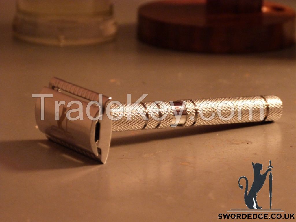 Sword Edge Heavy Duty Double Edge safety razor 120 grams Pewter head