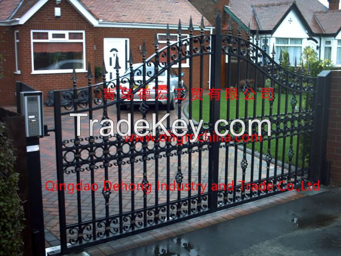 Complete Sets of Custom Wrought Iron Gates and Fences