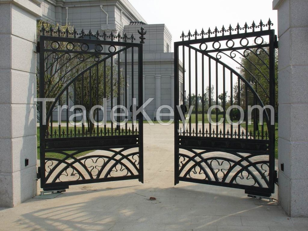 China Ornamental Hot-dip Galvanized Gates