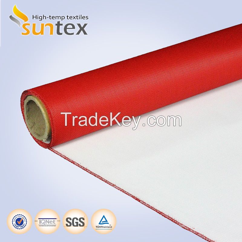 24 oz Thermal PU fiberglass fabric insulation fireproof material