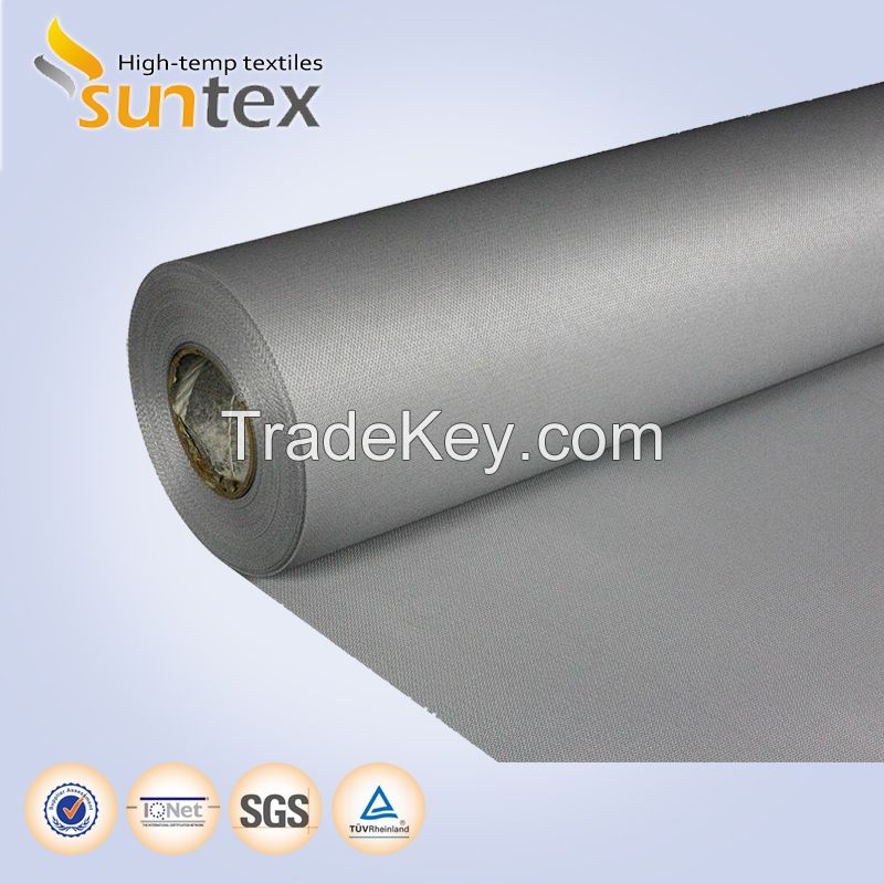 24 oz Thermal PU fiberglass fabric insulation fireproof material