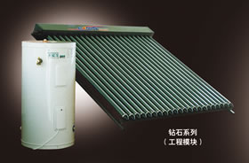 split solar water heater with coil