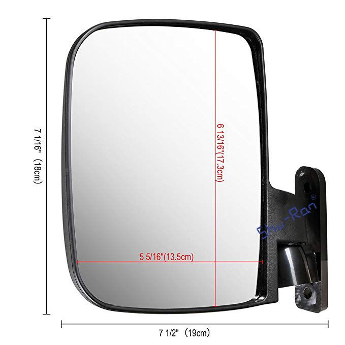 Shu-Ran Golf Cart LED Side Mirrors for EZ-GO, YMH and Club Car