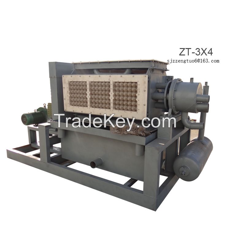 Apple tray/egg tray making machinery 4000pcs/hr