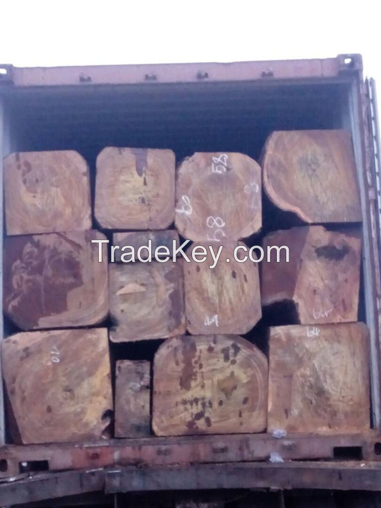 Timber Wood, Round Logs Timber,kosso / Rose Wood, Mahogany