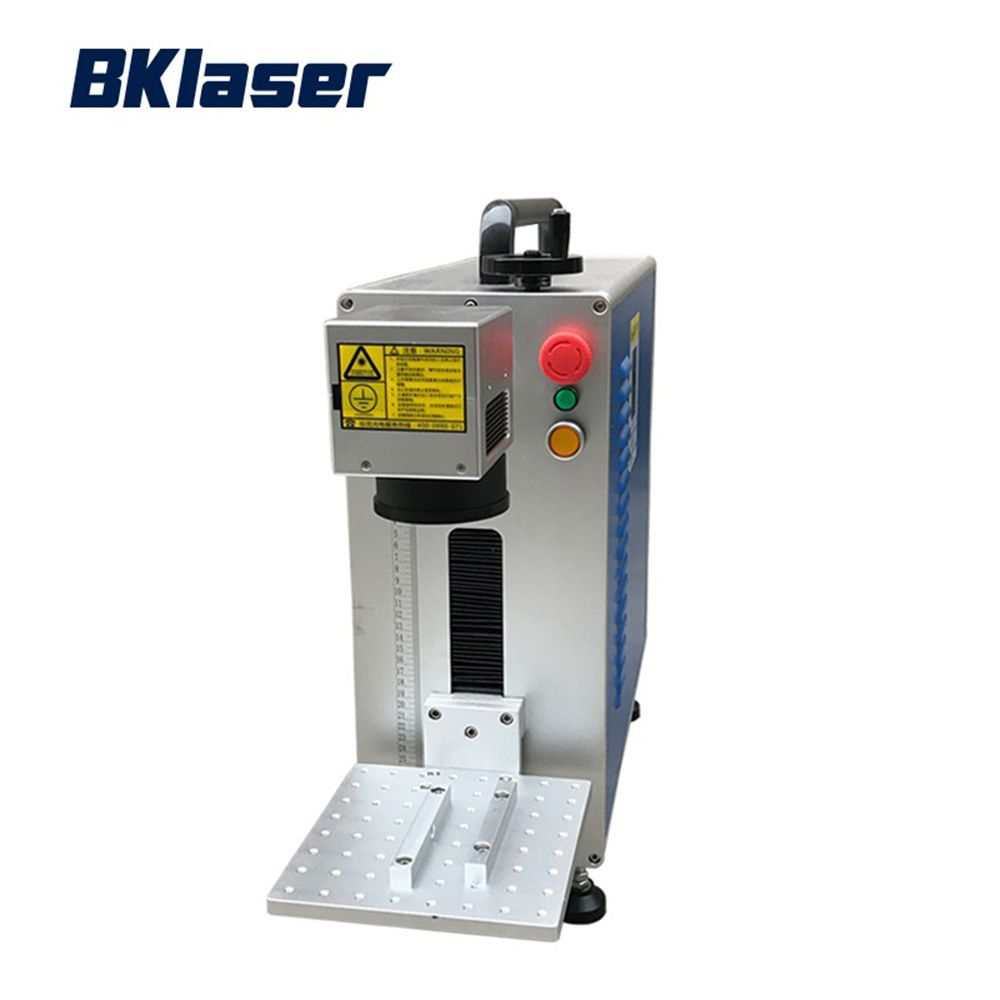 Portable small mini 20w 30w 50w fiber laser marking machine for metal plastic