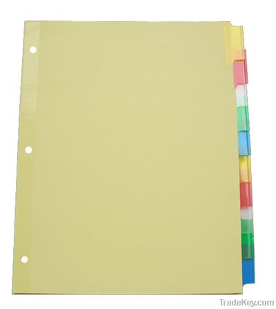 Paper index divider