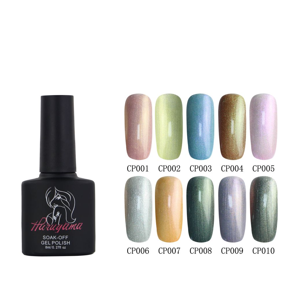 Haruyama Oem China Factory Wholesale Nail Products Soak Off Mermaid Effect Colorful Uv/led Gel Polish