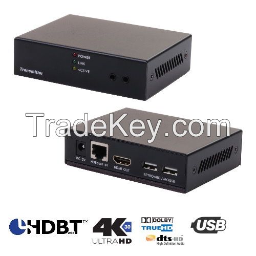 HDMI CAT.6 KVM Extender with USB Keyboard/Mouse