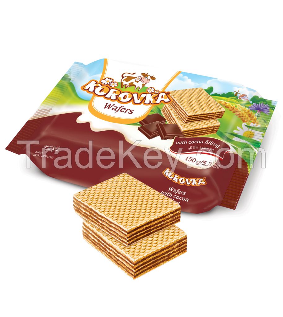 KOROVKA Wafers Baked Milk taste