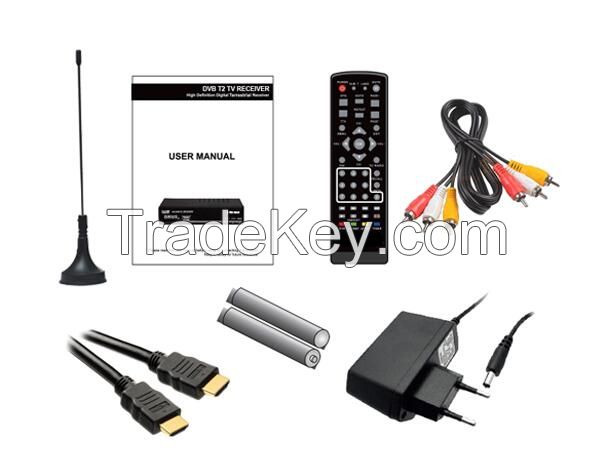 Good Quality HD Set Top Box Free To Air Decoders DVB T2 Tv Receiver /Mini Dvb T2 Receiver Factory Price