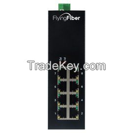8 10/100TX Industrial Ethernet Switch - Flyingfiber
